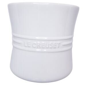 LE CREUSET White Stoneware Kitchen Utensil Crock 2.4L